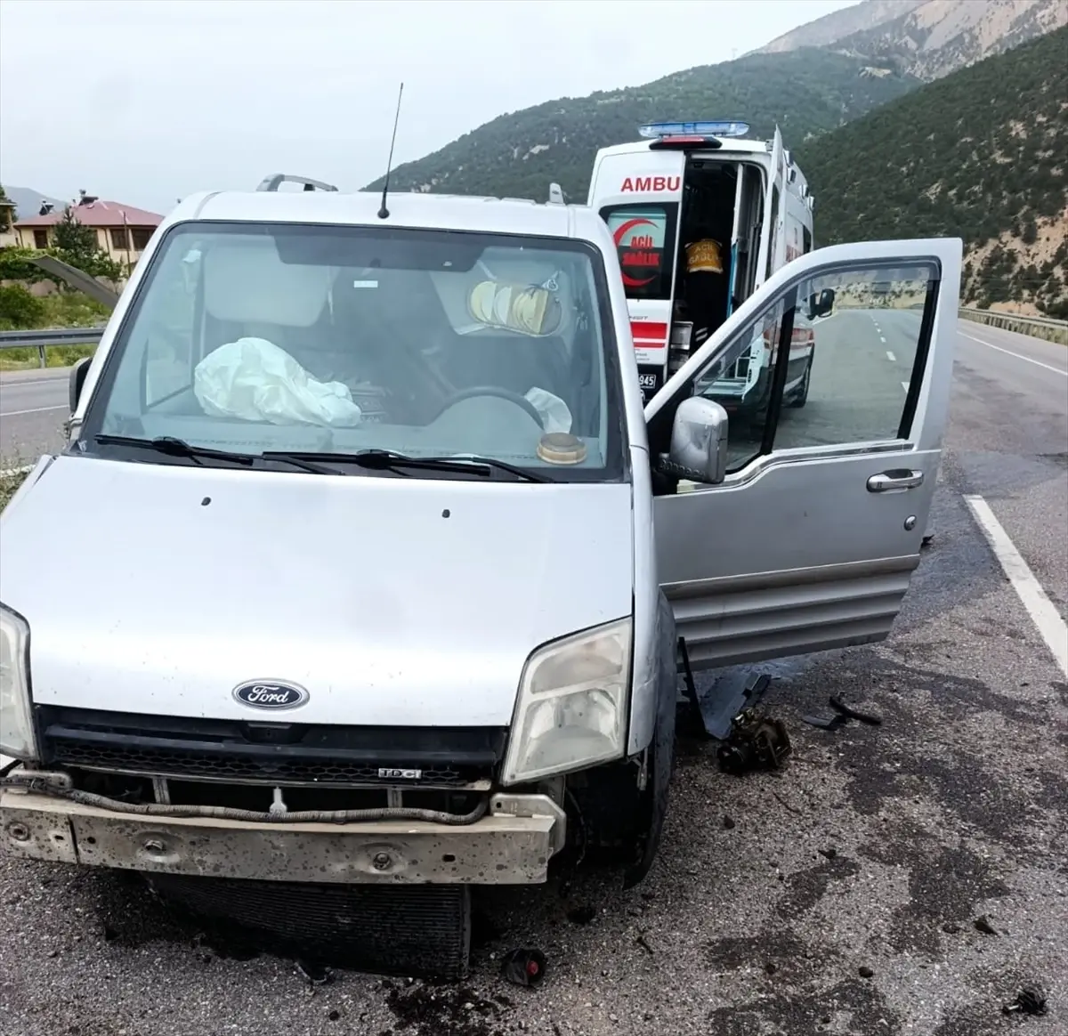 Koyulhisar'da Trafik Kazası: Bir Yaralı