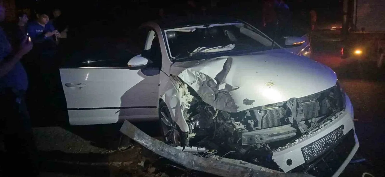 Mardin’de trafik kazası bir kişi yaralandı
