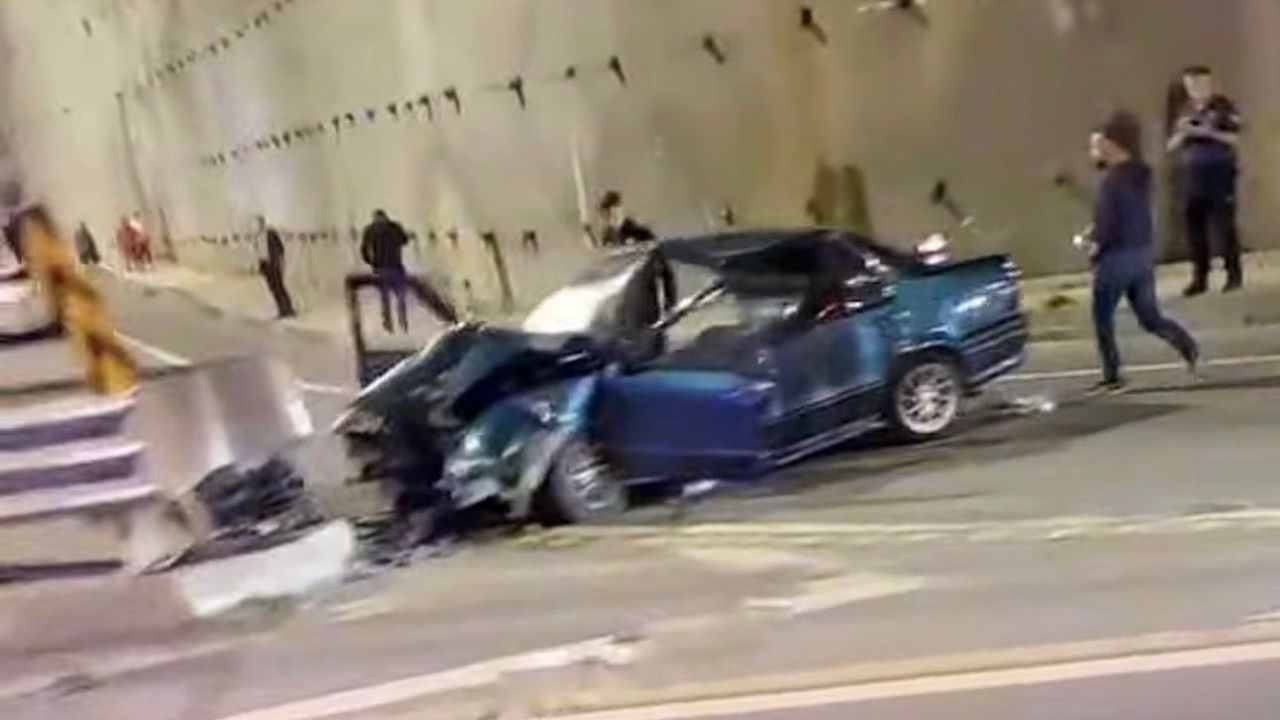 Tünellerde feci kaza 4 yaralı: Yaralıların kimlikleri belli oldu!