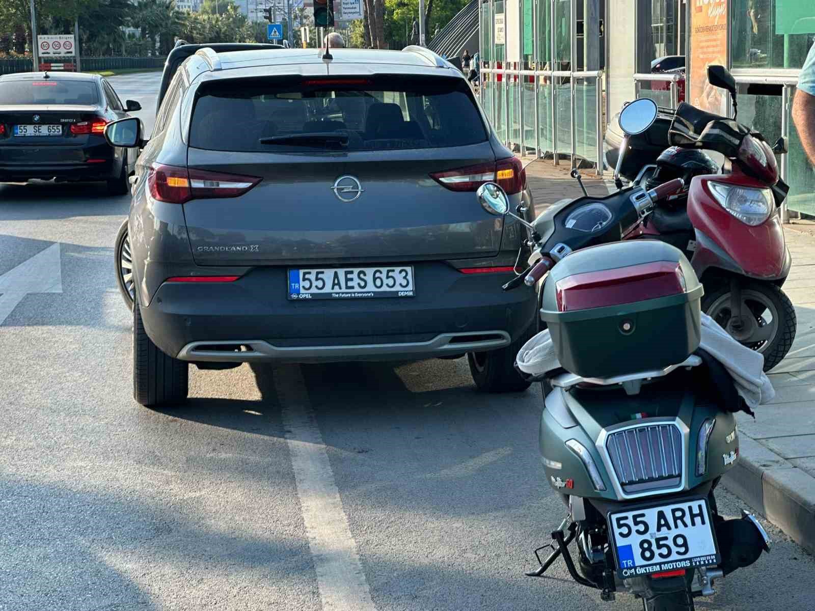 Samsun'da meydana gelen kaza sonucunda 1 kişi yaralandı.