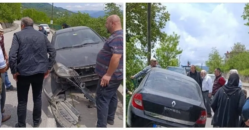 Trafik kazası Aybastı’da meydana geldi…
