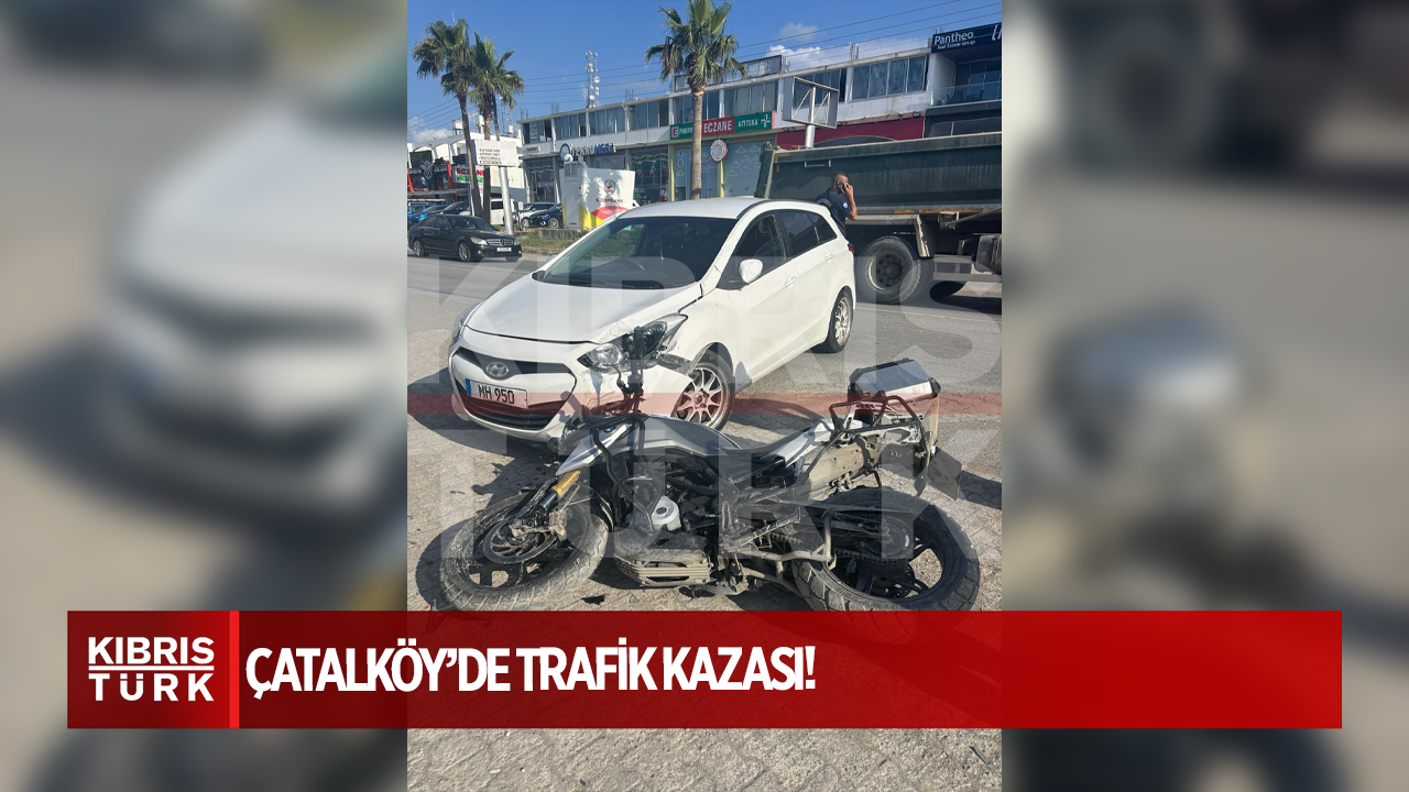 Trafik Kazası Çatalköy’de!
