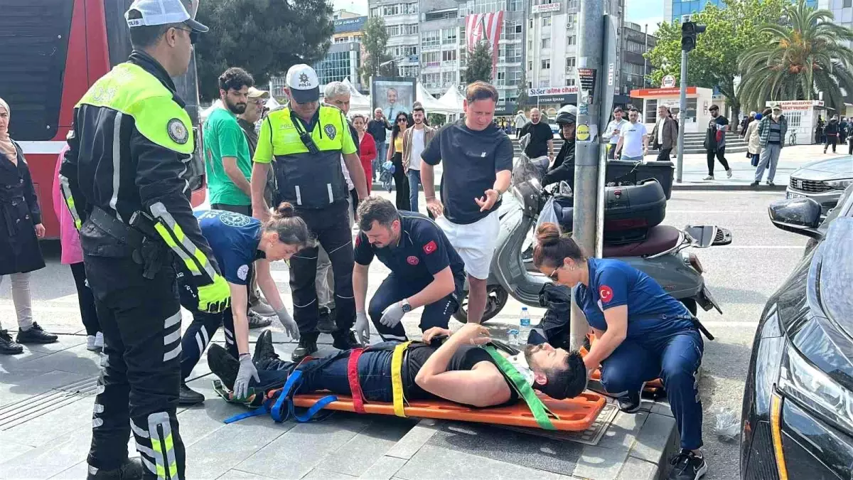 Samsun'da Trafik Kazasında 1 Kişi Yaralı