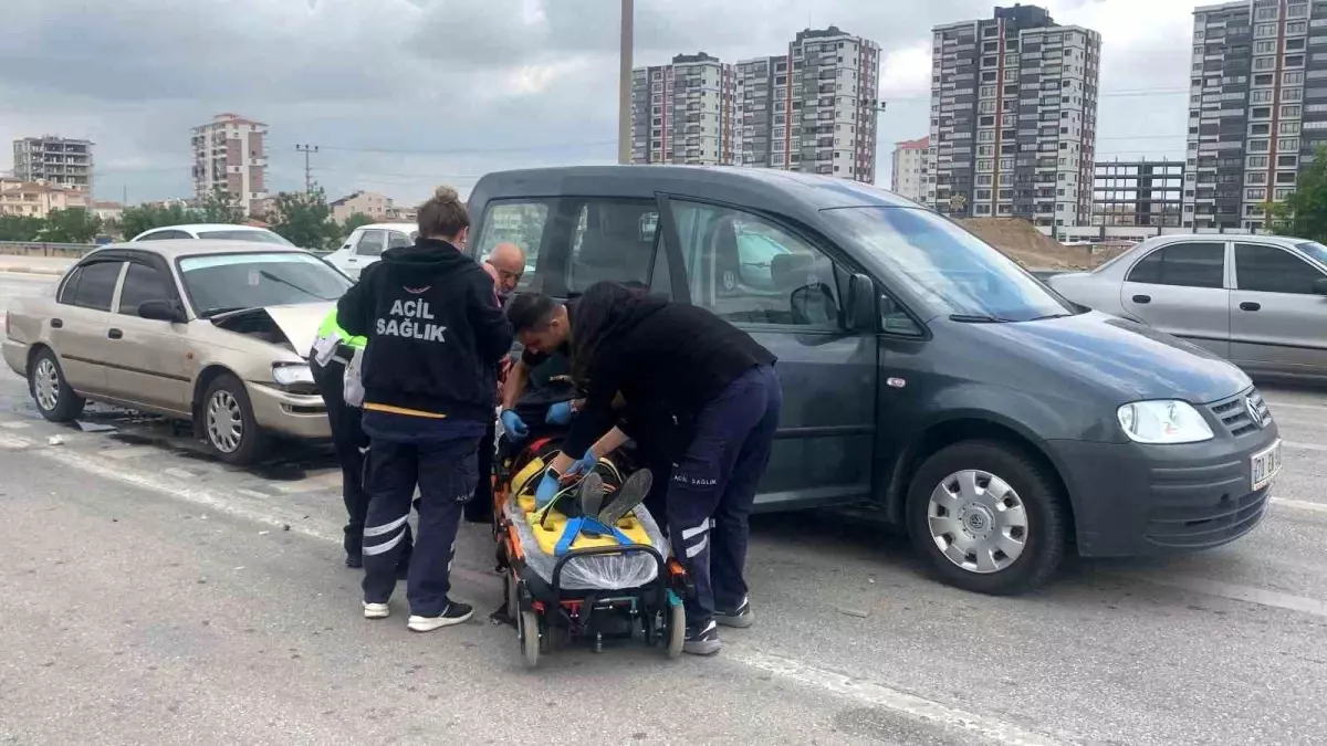 Karaman'da trafik kazasında bir kişi yaralandı.