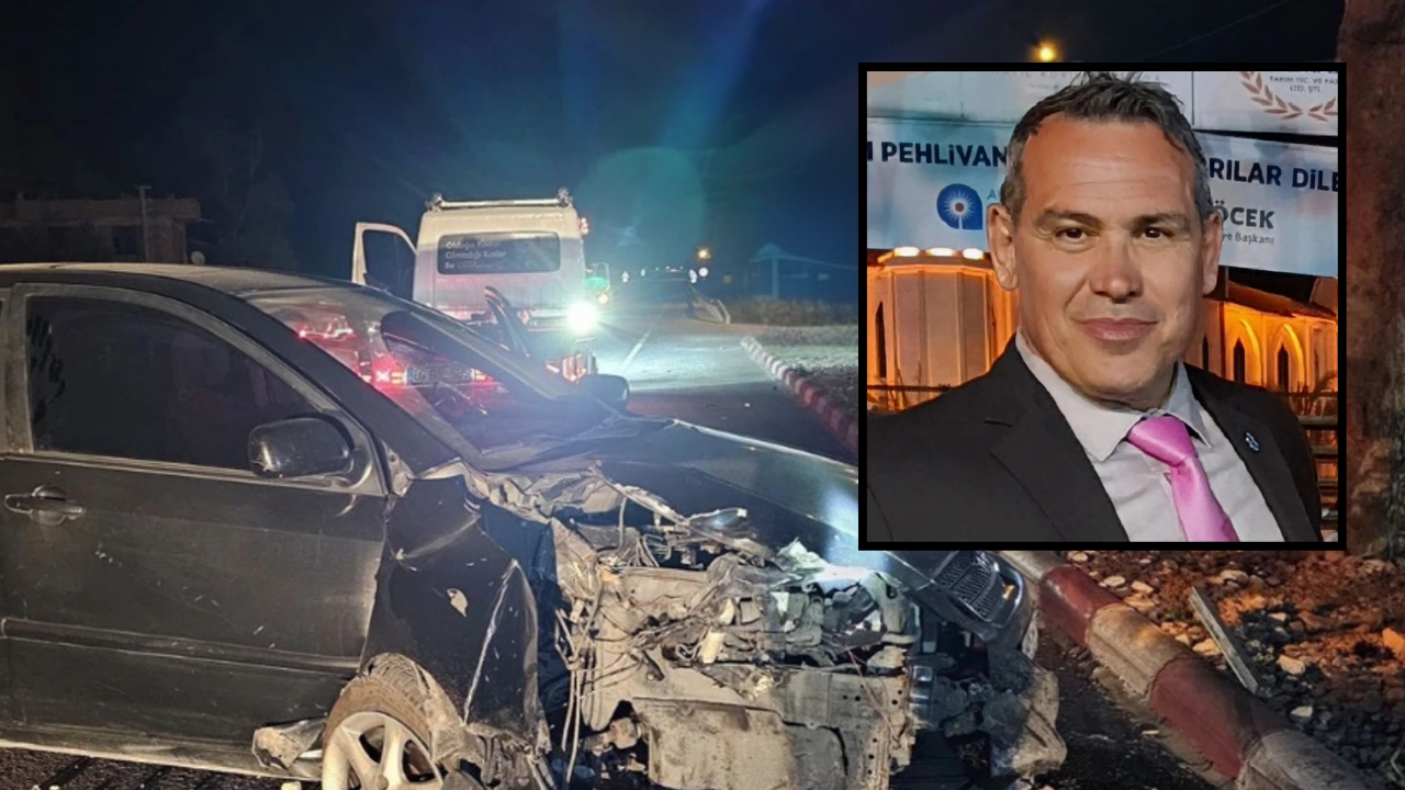 Karamürselli ünlü güreşçi trafik kazası atlattı.