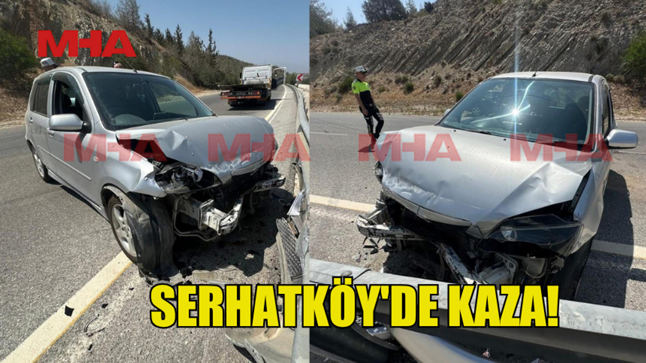 Serhatköy'de trafik kazası!