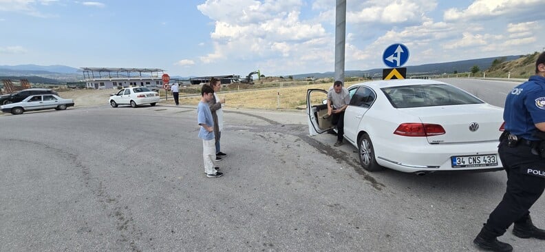 Hisarcık’ta kaza sonucu 4 kişi yaralandı.
