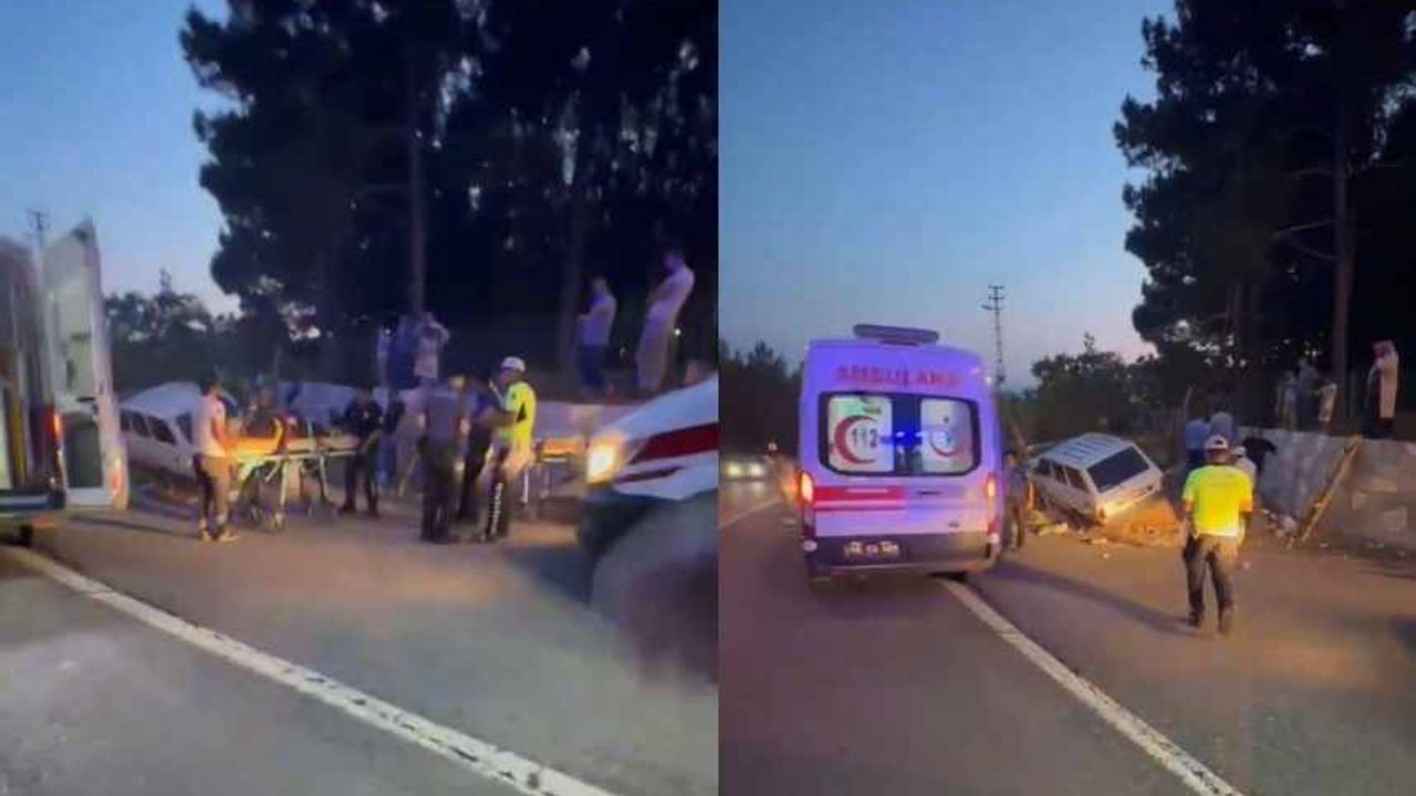 Kahramanmaraş'ta trafik kazasında 7 kişi yaralanmış.