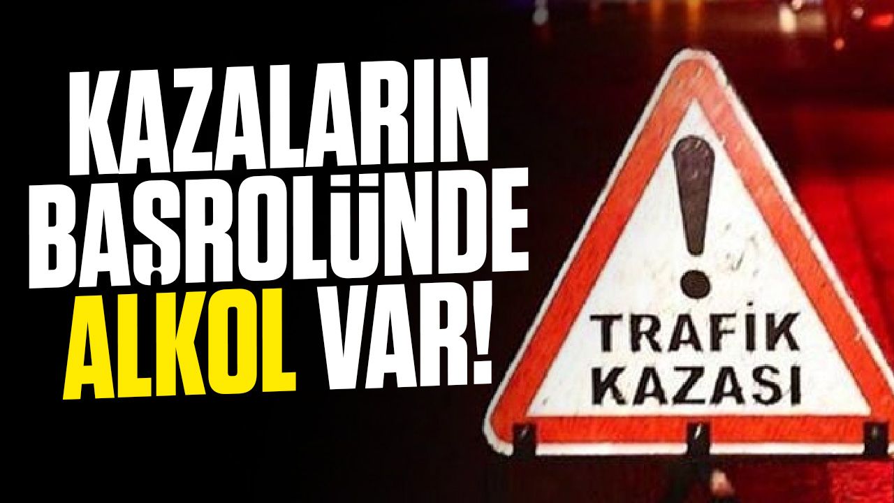 Alkollü iki sürücü iki farklı kaza yaptı!