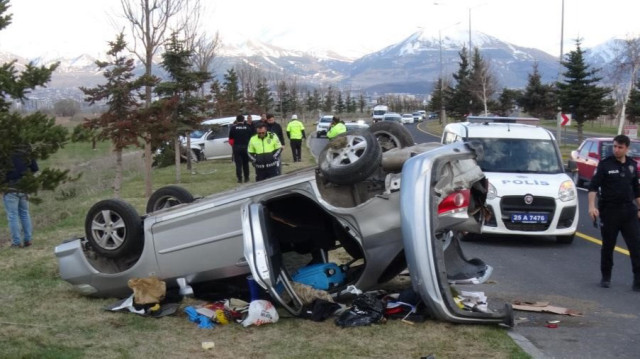 Erzurum kent merkezindeki son 5 aylık trafik kazası raporu
