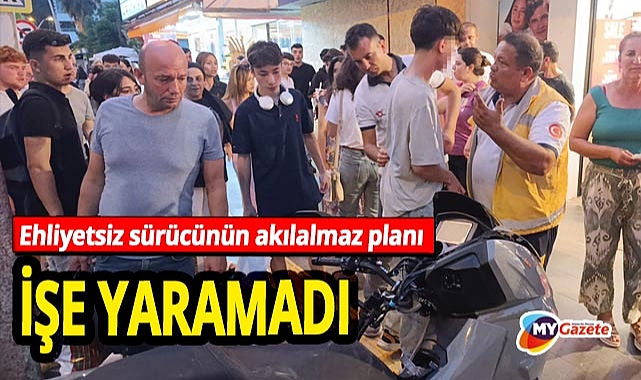 Ehliyetsiz sürücünün kıyafet oyunu polisi şaşkına çevirdi.