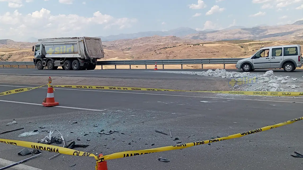 Siirt'te Korkunç Kaza: Bünyamin Pektaş Öldü, 4 Yaralı - Oruç Evizin'in Durumu Ciddi
