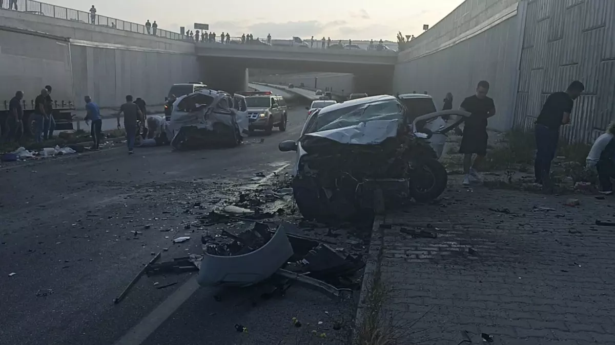 Kastamonu'da trafik kazasında 9 kişi yaralandı.