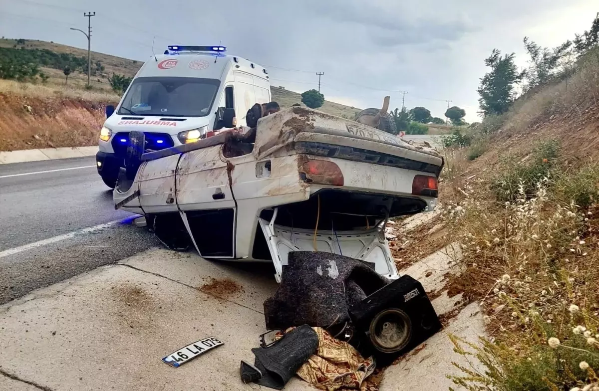 Malatya-Adıyaman Yolu'nda Tek Taraflı Trafik Kazası: Bir Kişi Yaralandı