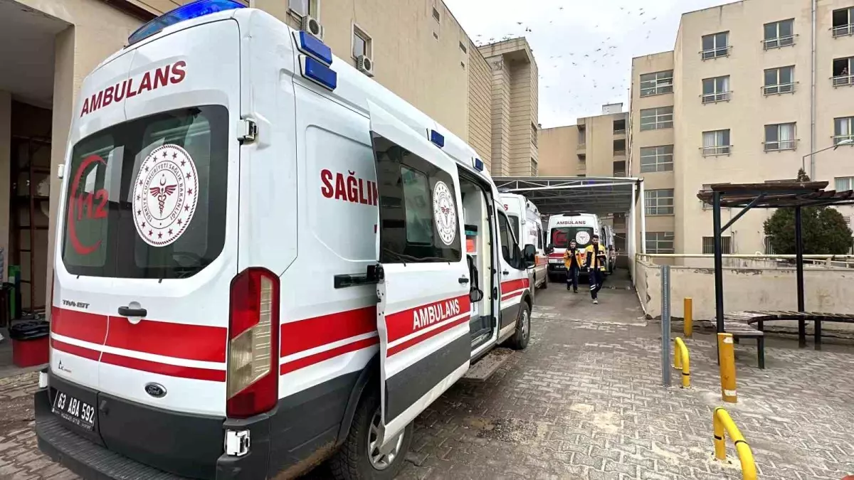 Siverek'te trafik kazası meydana geldi, 7 kişi yaralandı.