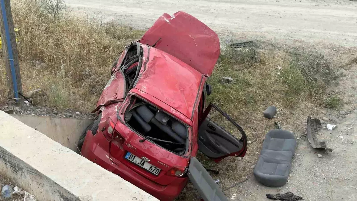 Sürücü Tokat'ta Kaza Geçirdi: Yaralı Durumda
