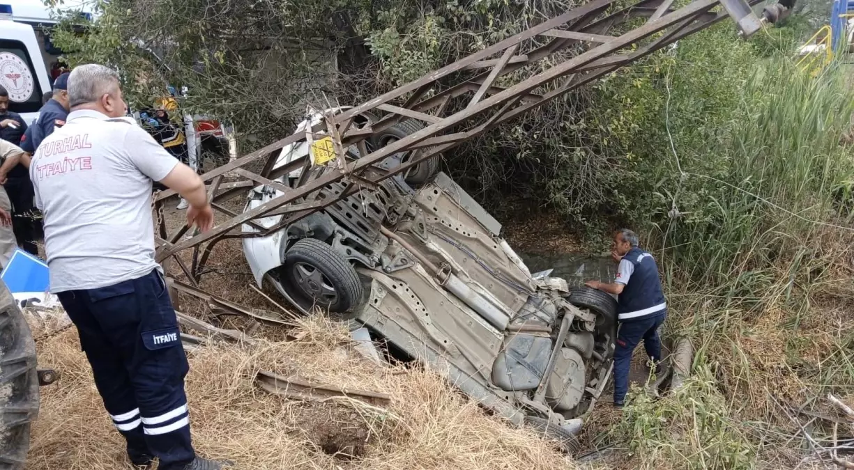 Tokat'ta Kaza Sonucu 1 Kişi Hayatını Kaybetti, Leylekler Telef Oldu