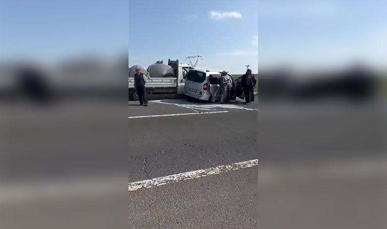 Trafiği kazası: 1 kişi yaralı.