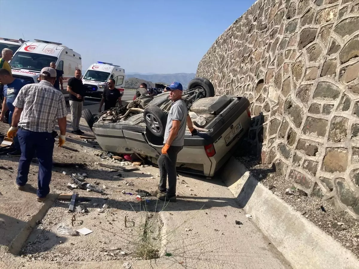 Tunceli'de trafik kazası sonucu 7 kişi yaralandı.