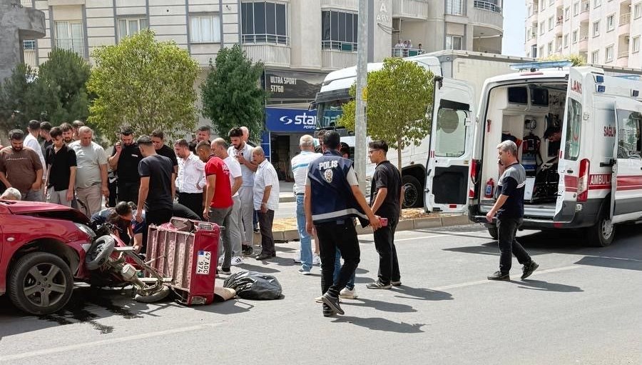 Mardin'de kaza: 2 kişi yaralandı