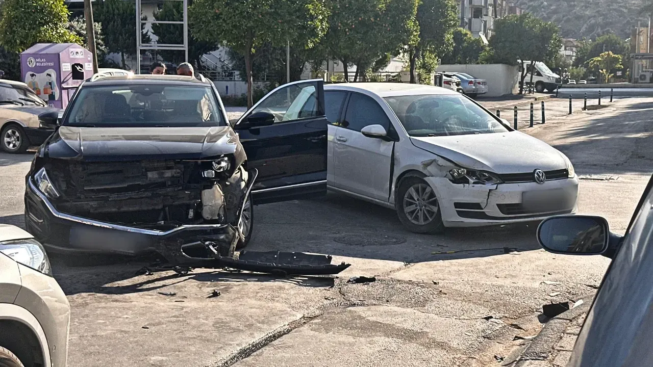 Milas'ta Korku Dolu Trafik Kazası