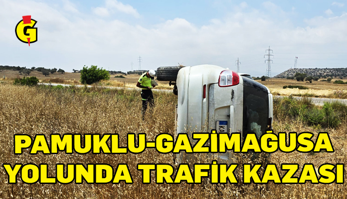 Pamuklu - Gazimağusa Anayolu'nun 2-3 km noktaları arasında bir trafik kazası gerçekleşti.
