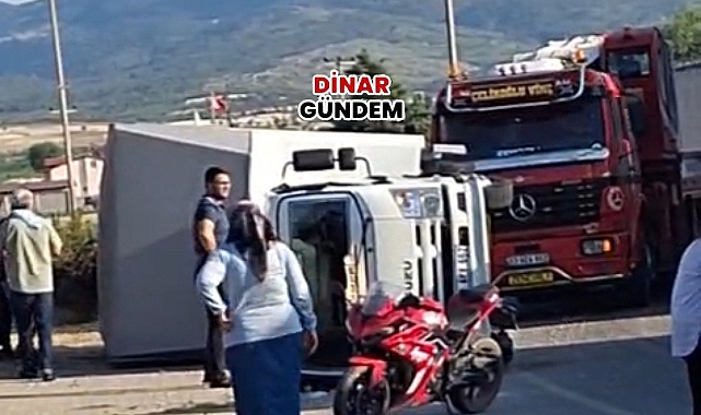 Dinar-Başmakçı Yolu'nda Trafik Kazası Oluştu!