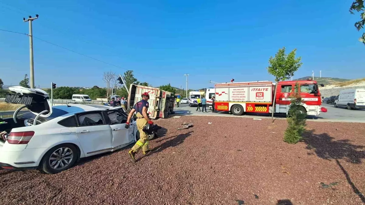 Balıkesir'de Kaza: 1 Kişi Hayatını Kaybetti, 1 Kişi Yaralandı