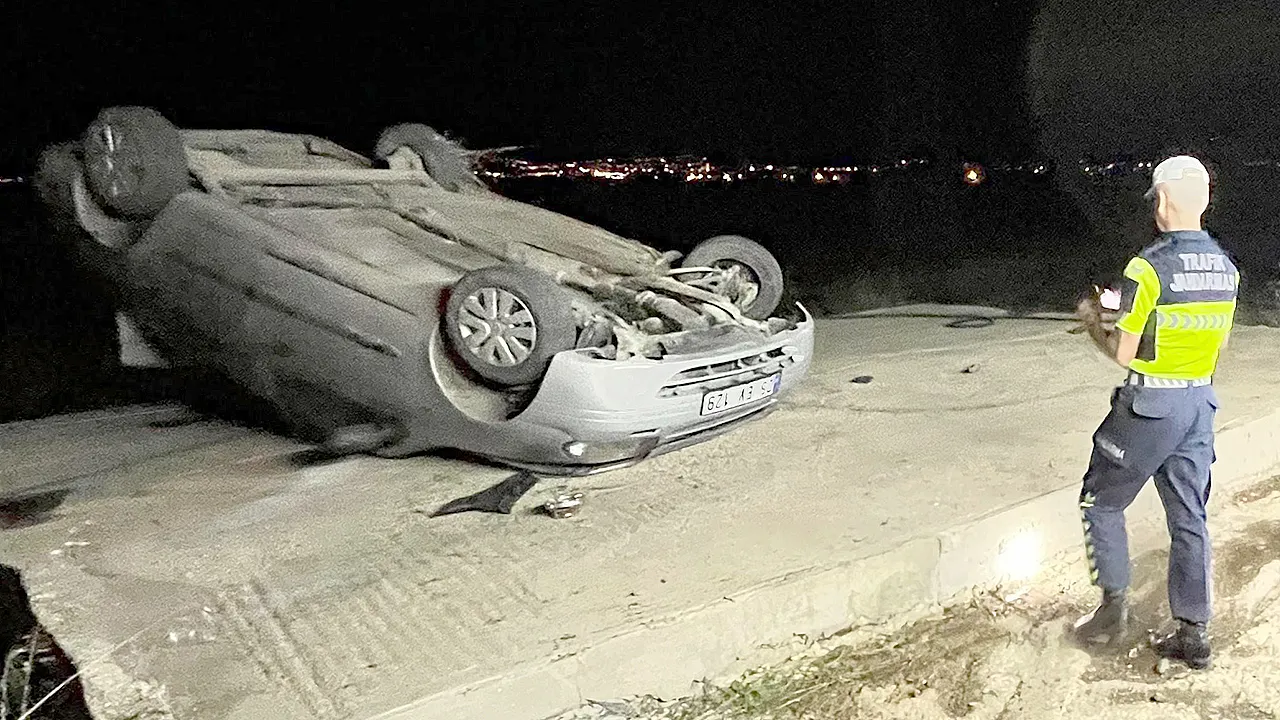 Elazığ'da kaza oldu.