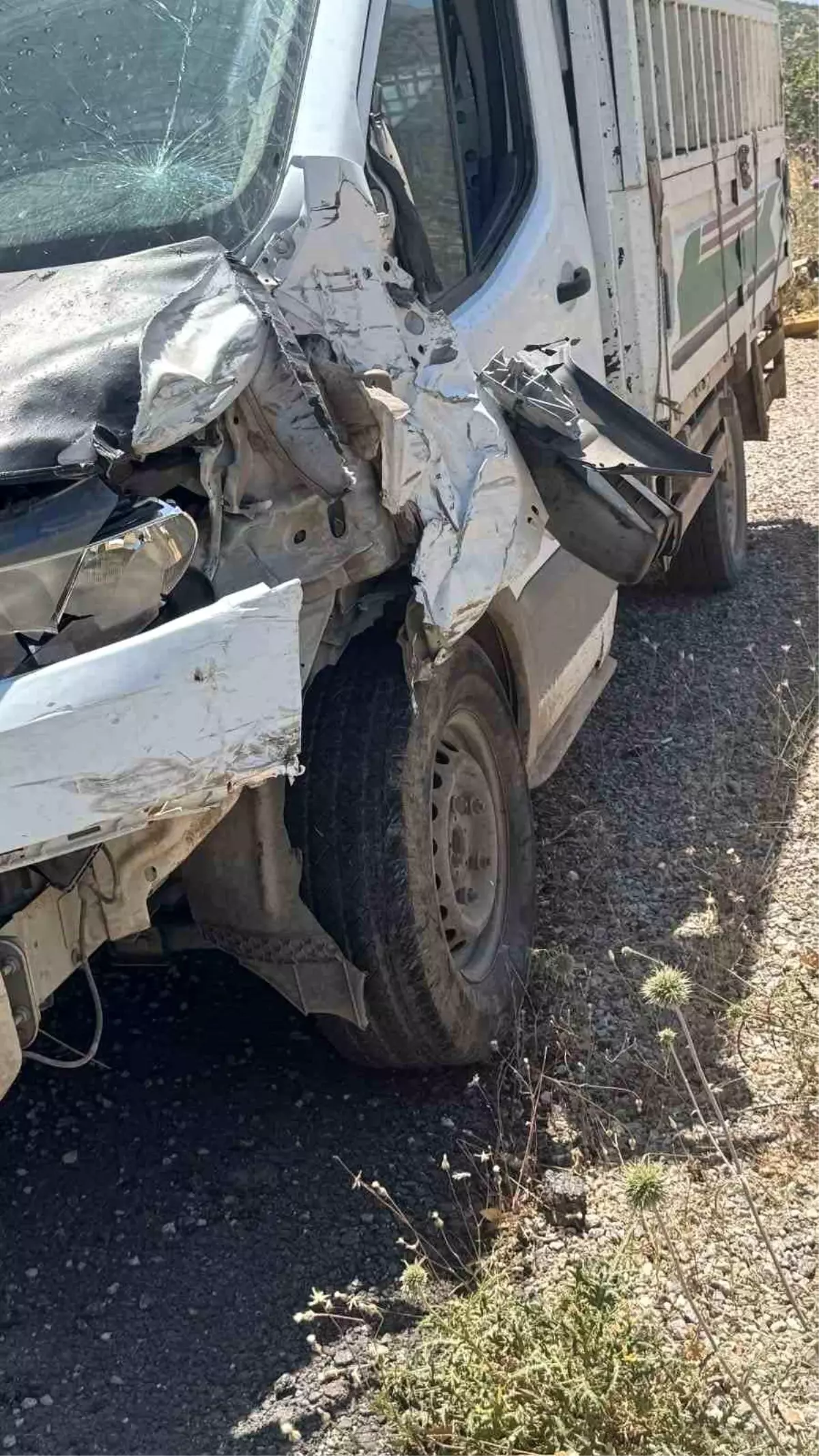 Siirt'te trafik kazasında bir kişi yaralandı.