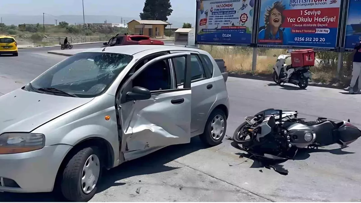 Söke'de kaza: Bir kişi yaralandı.