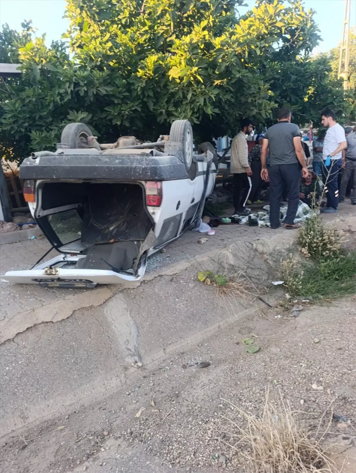 Adıyaman'da trafik kazasında sürücü öldü.