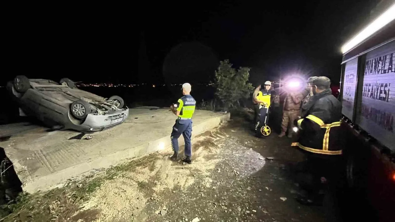 Elazığ'da kaza sonucu 1 kişi hafif yaralandı.