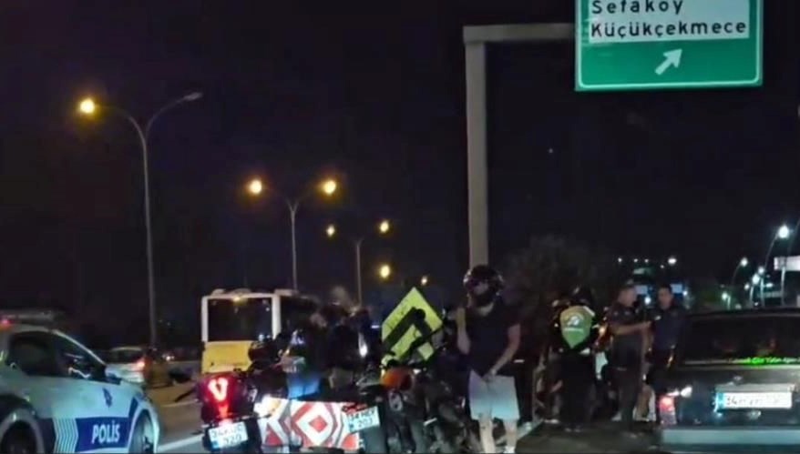 Basın Ekspres'te ciddi bir kaza: Bir kişi ağır yaralandı.