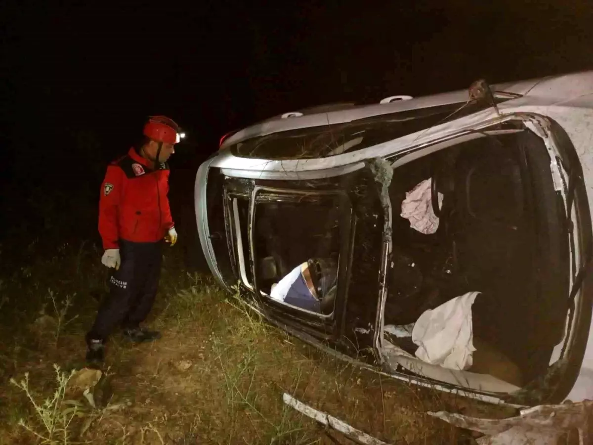 Dursunbey'de Trafik Kazasında Bir Kişi Hayatını Kaybetti, Bir Kişi Yaralandı.