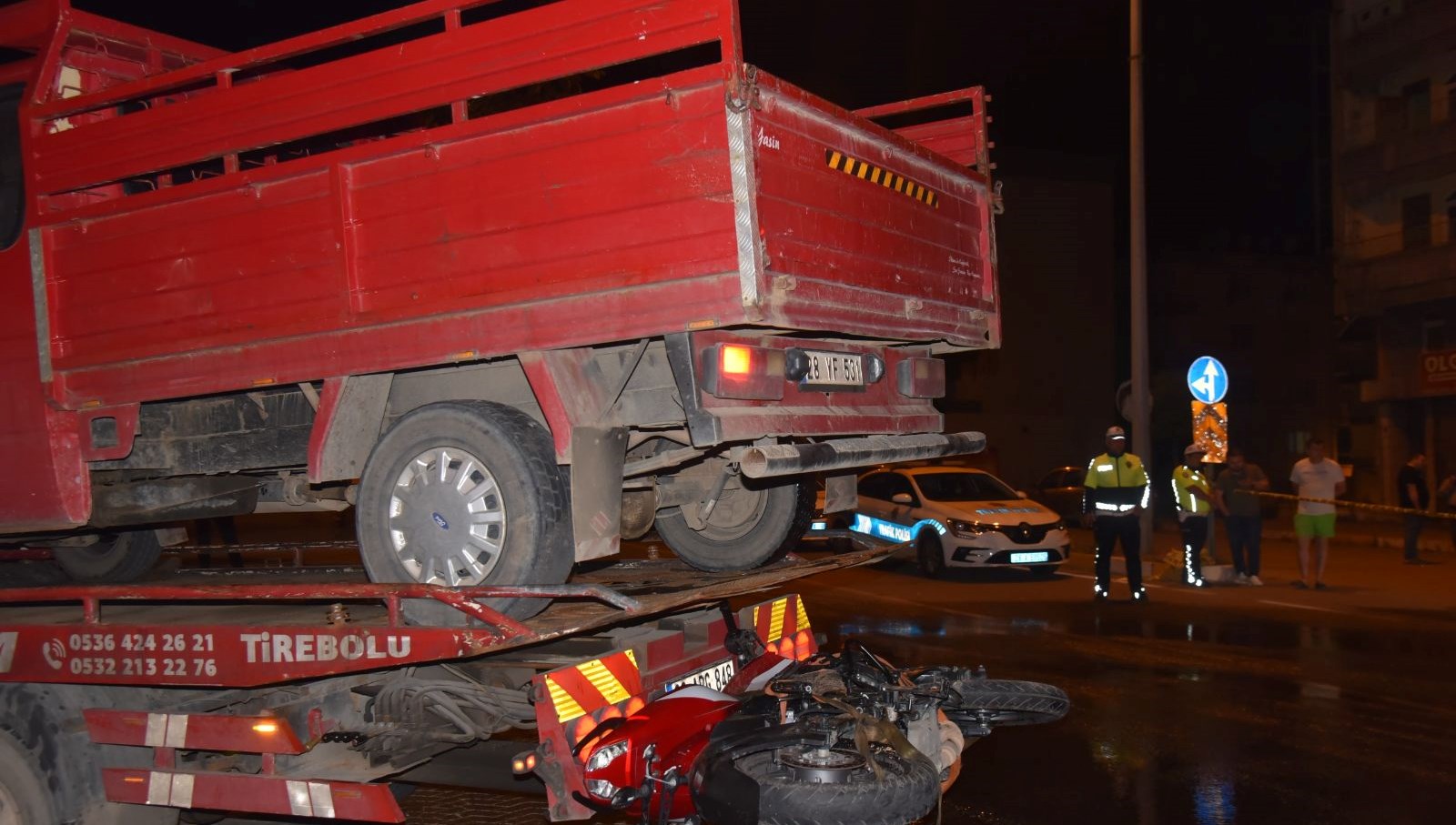 Giresun'da motosiklet kazasında sürücü yaşamını yitirdi.