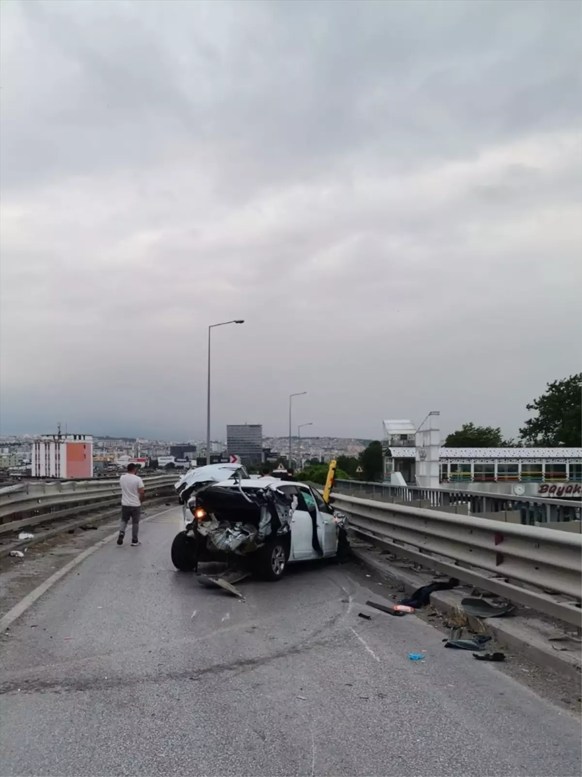 Samsun'da trafik kazası meydana geldi: 5 kişi yaralı.