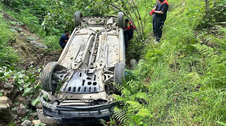 Trafik kazasında bir ölü ve bir yaralı var.