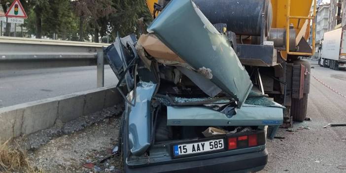 Burdur'da ciddi kaza: Sürücü hayatını kaybetti.