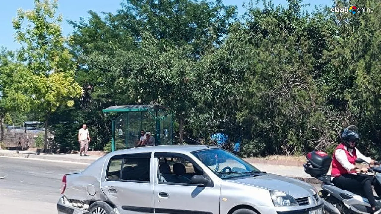Elazığ’da kaza yapan araçlar büyük kaosa neden oldu!