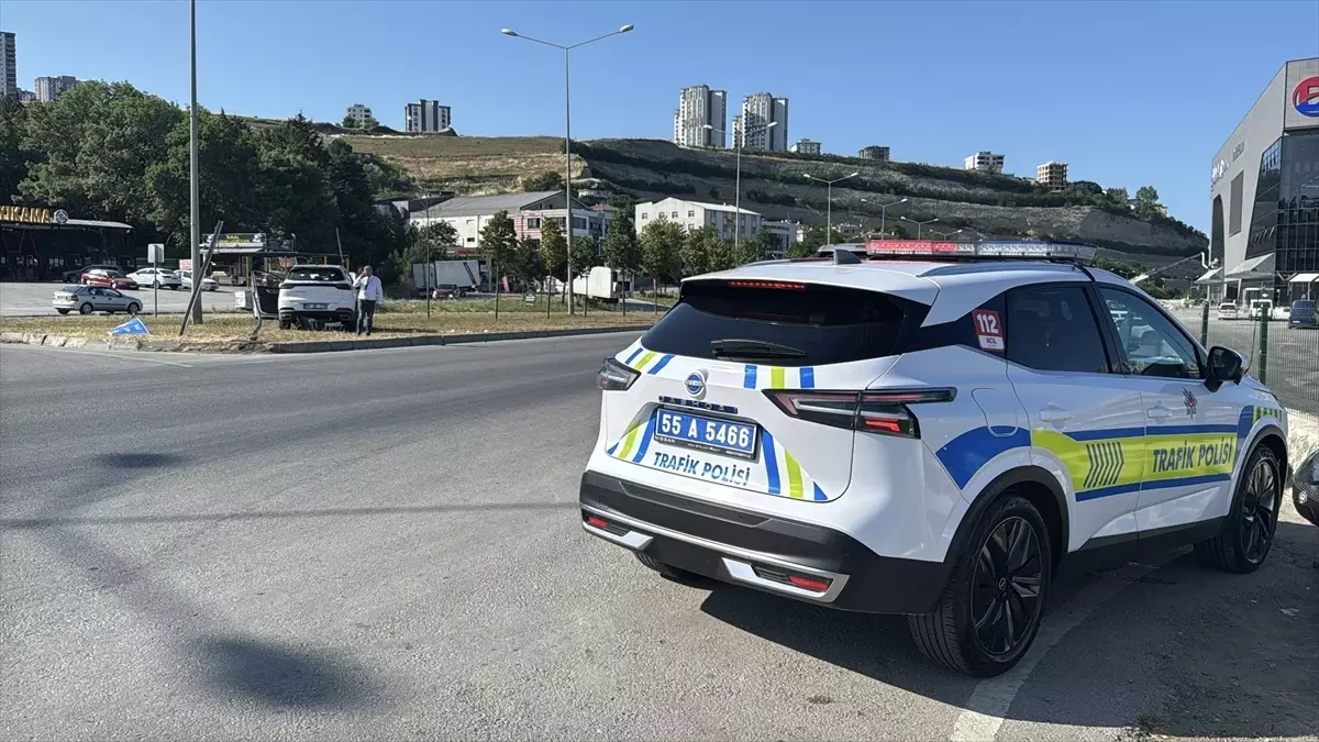 Samsun'da Kaza Sonucu 4 Kişi Yaralandı.