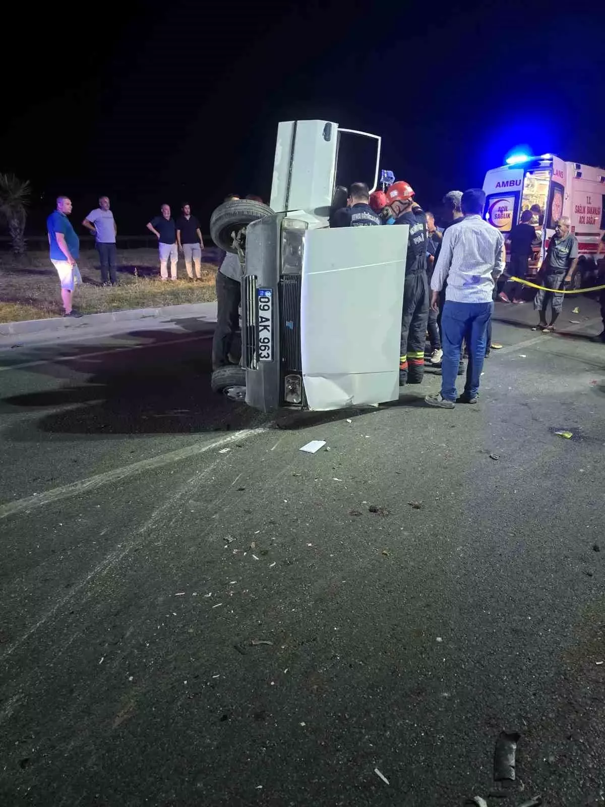 Aydın'da Kaza Sonucu Üç Kişi Yaralandı