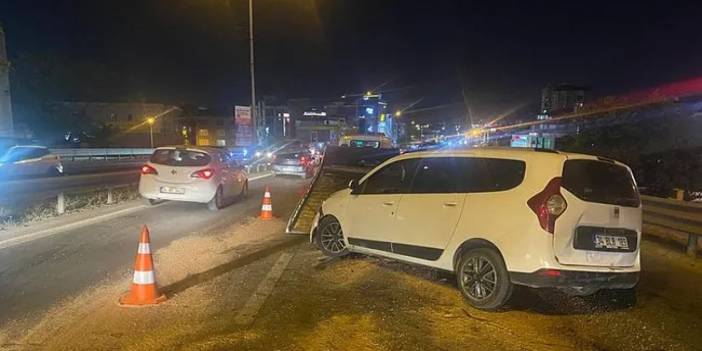 Pendik'te ardışık trafik kazası 