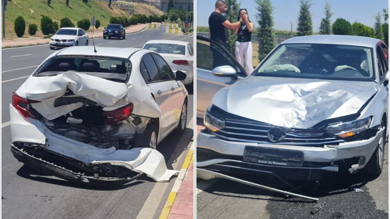 Batman'da kaza maddi zararla sonuçlandı.
