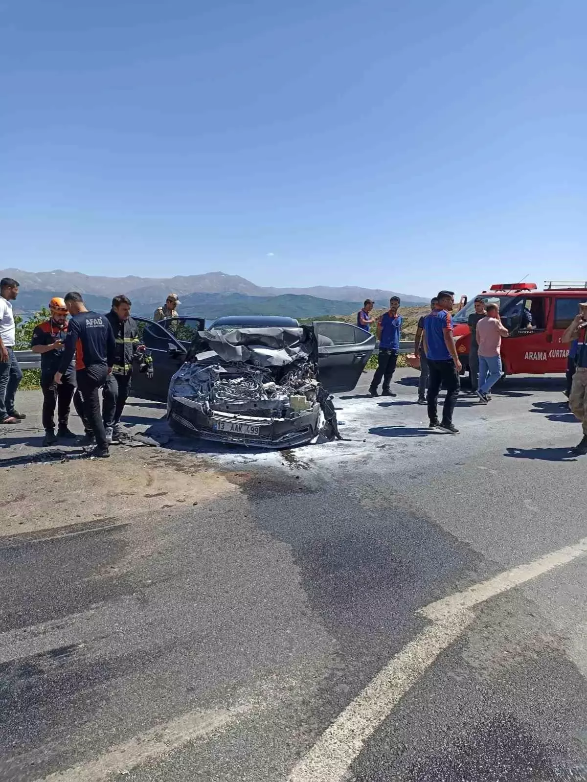 Kaymakam Özçelik Kaza Geçirdi.