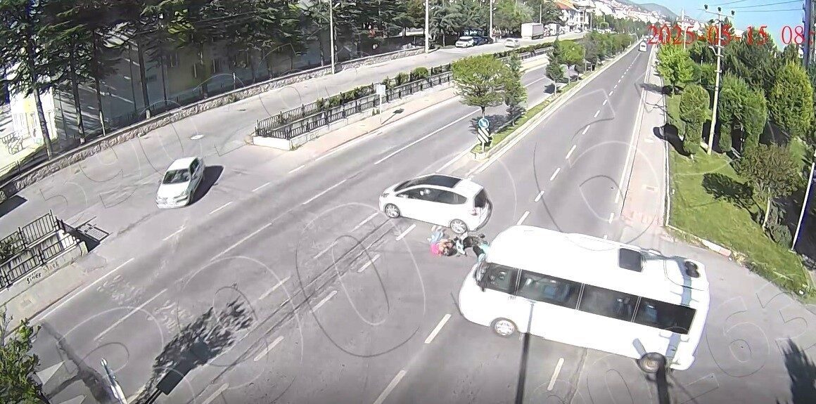 Kamera kaydında 3 motosiklet kazası Kütahya'da - Son Dakika Haberleri