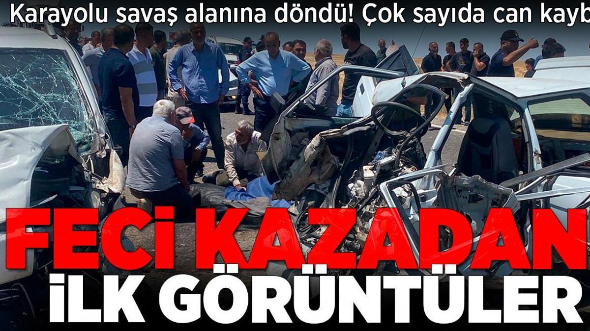 Adıyaman'da trajik kaza: 4 ölü, 1 yaralı.
