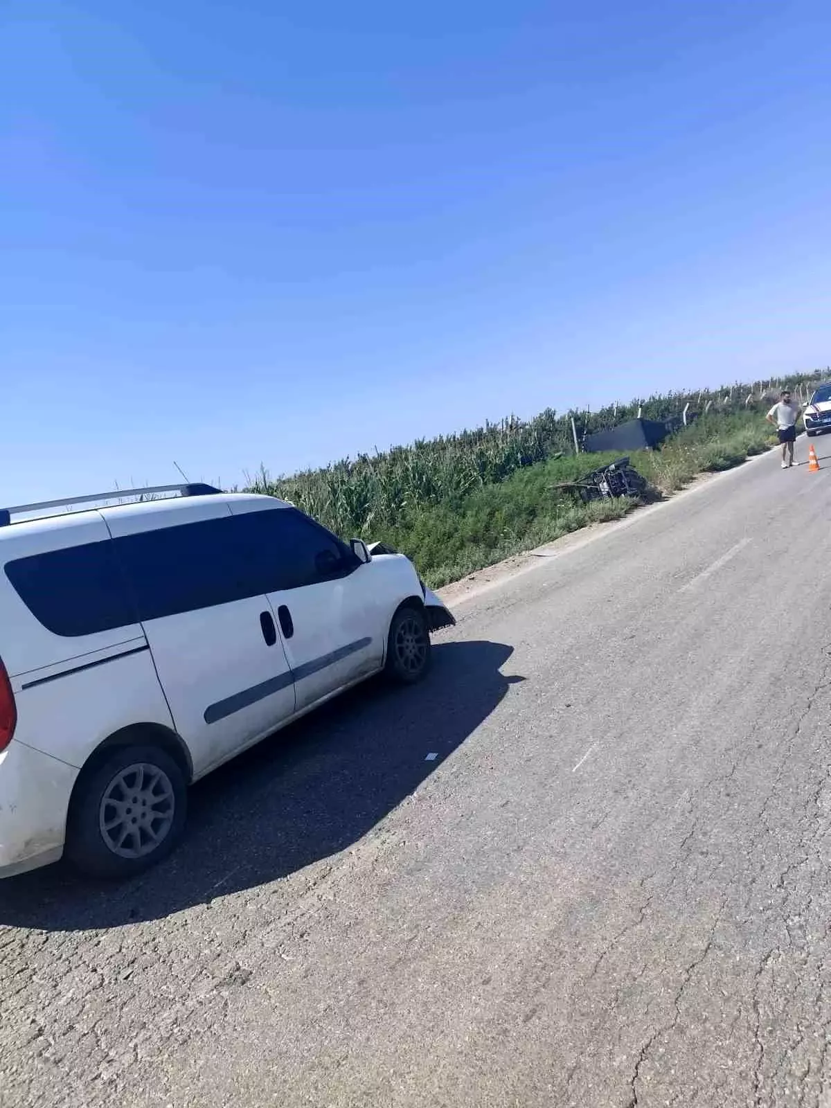 Kazada iki kişi yaşamını yitirdi.