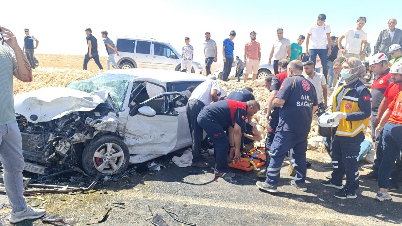 Şanlıurfa'da kaza sonucu 5 kişi yaralandı.