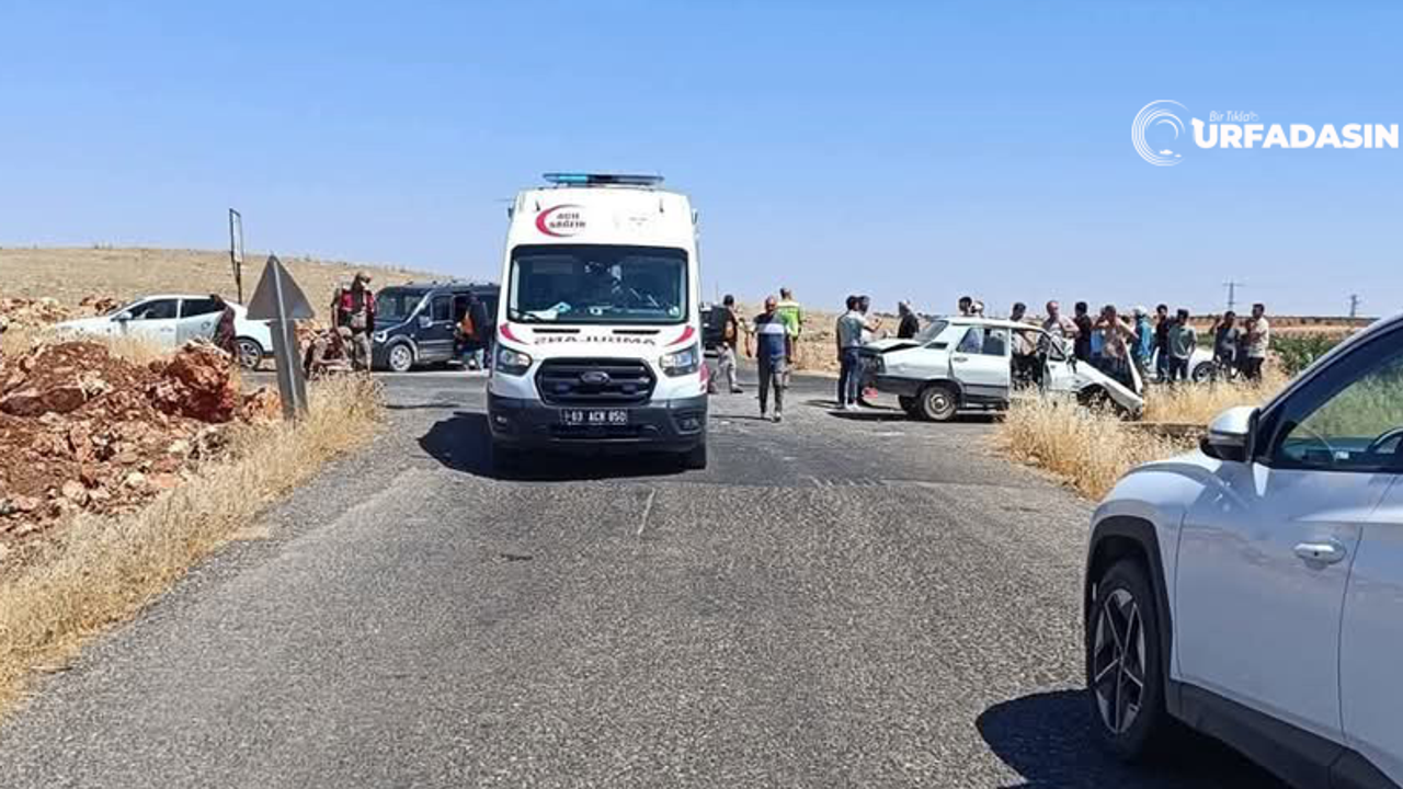 Birecik Bozova yolu kazasında 8 yaralı var, 3'ü durumu ağır.